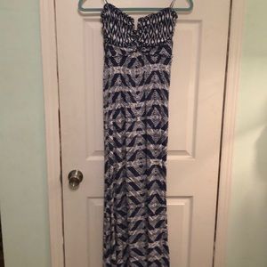 Guess strapless maxi Sz M